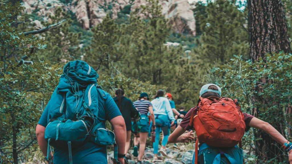 randonnée en montagne en été