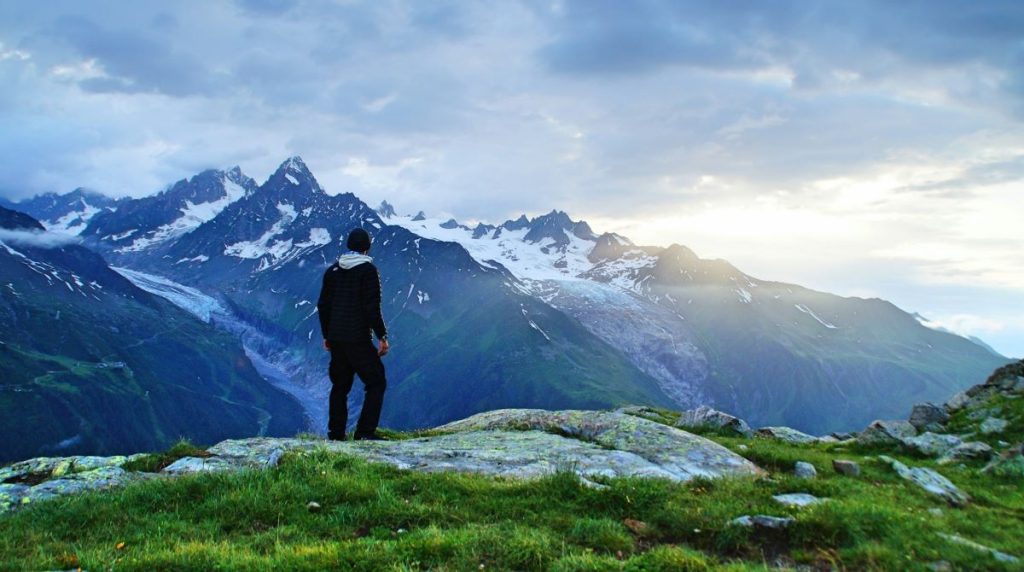 randonnée dans les Alpes
