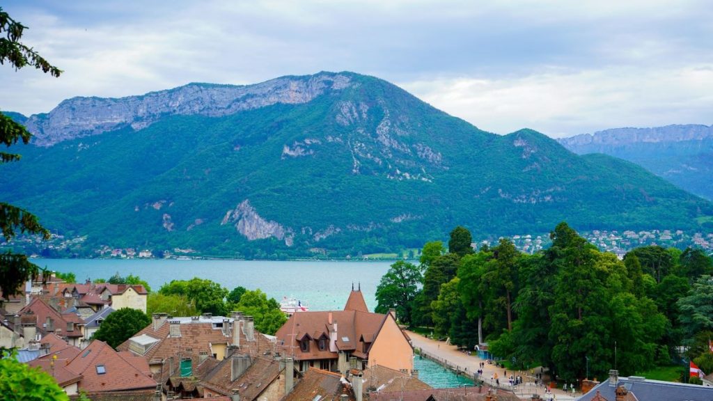 vue sur le lac d'Annecy